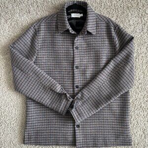Topman Relaxed Fit Check Overshirt